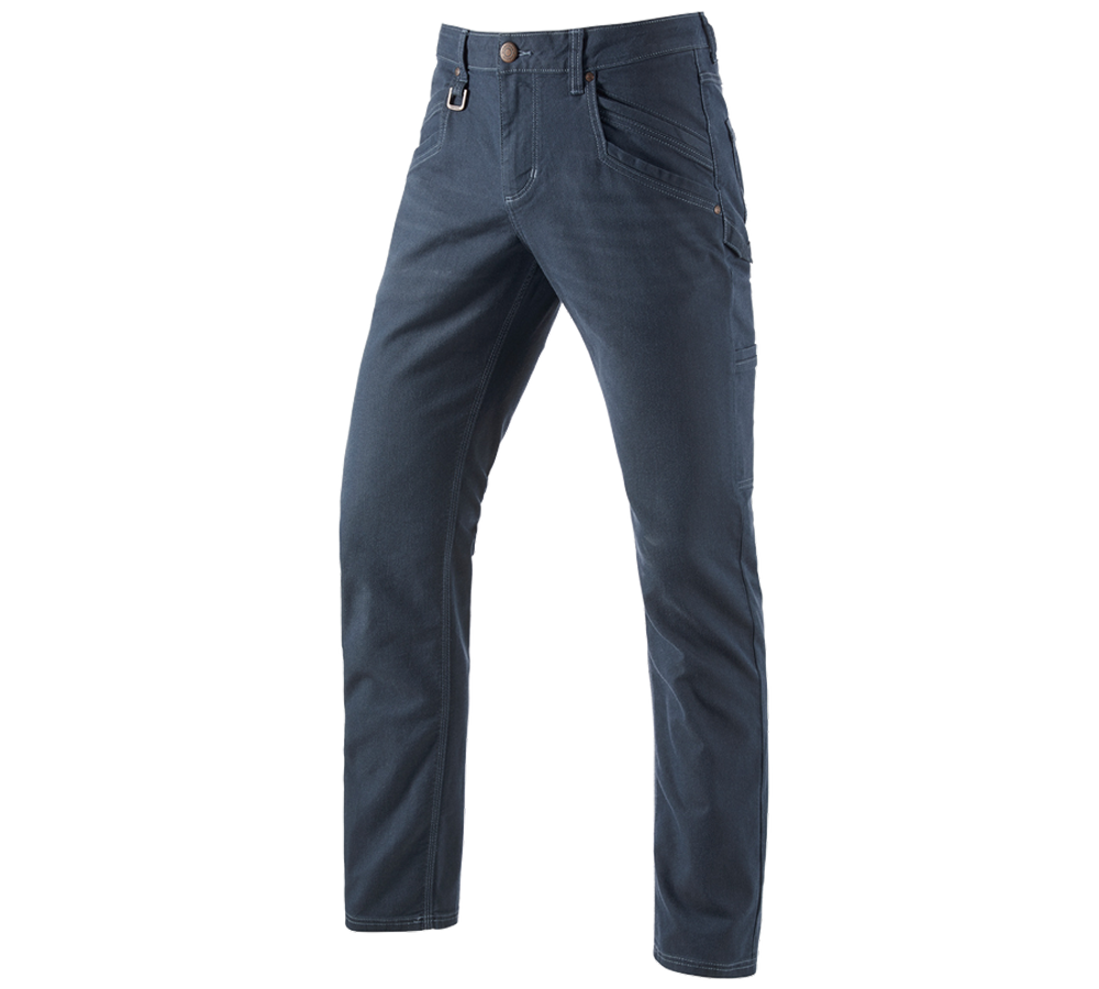Pantalons de travail: Pantalon à poches multiples e.s.vintage + bleu arctique