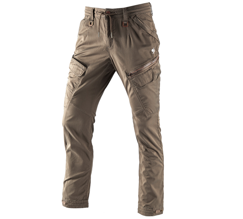 Pantalons de travail: Pantalon Cargo e.s. ventura vintage + brun ombre