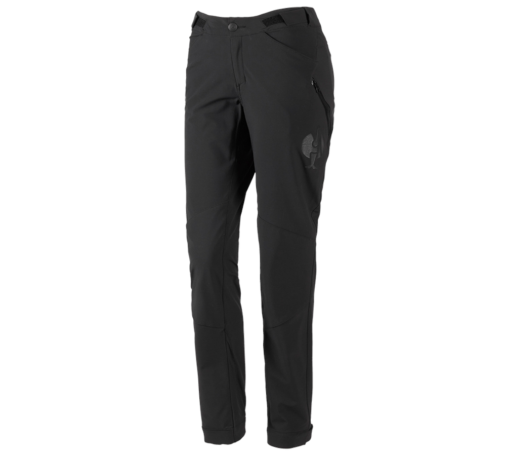Work Trousers: Functional trousers e.s.trail, ladies' + black