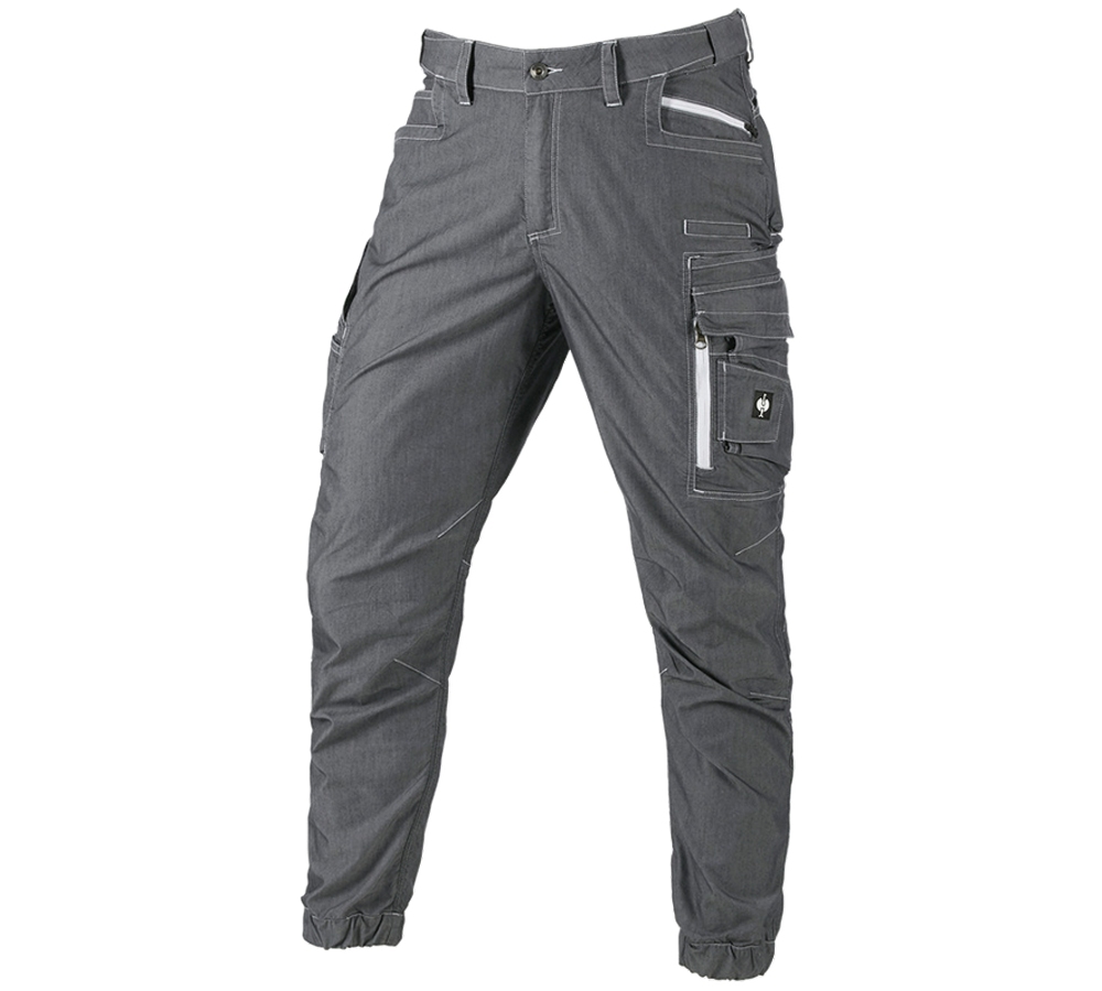 Work Trousers: Cargo trousers e.s.motion ten summer + oxidblack