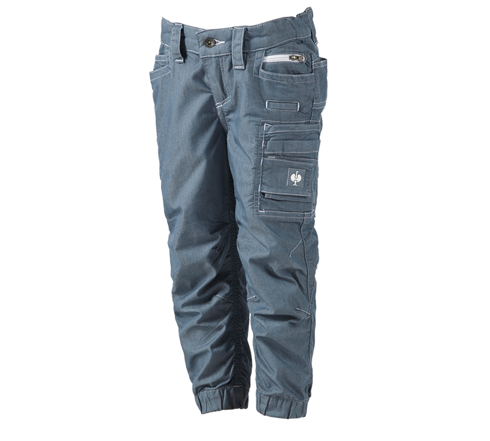 Trousers: Cargo trousers e.s.motion ten summer, children's + smokeblue
