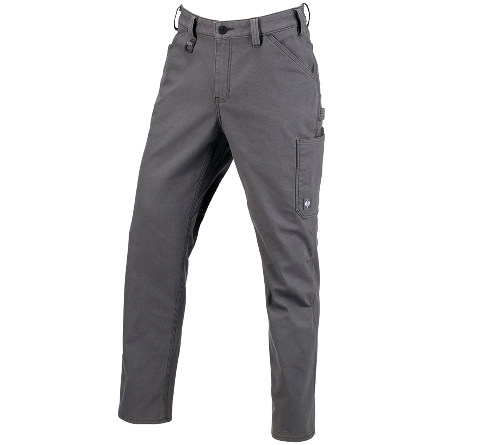 Thèmes: Pantalon à taille élastique e.s.iconic + gris carbone