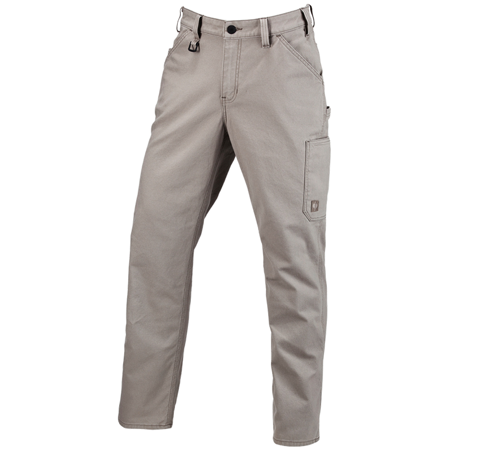 Pantalons de travail: Pantalon à taille élastique e.s.iconic + gris dauphin