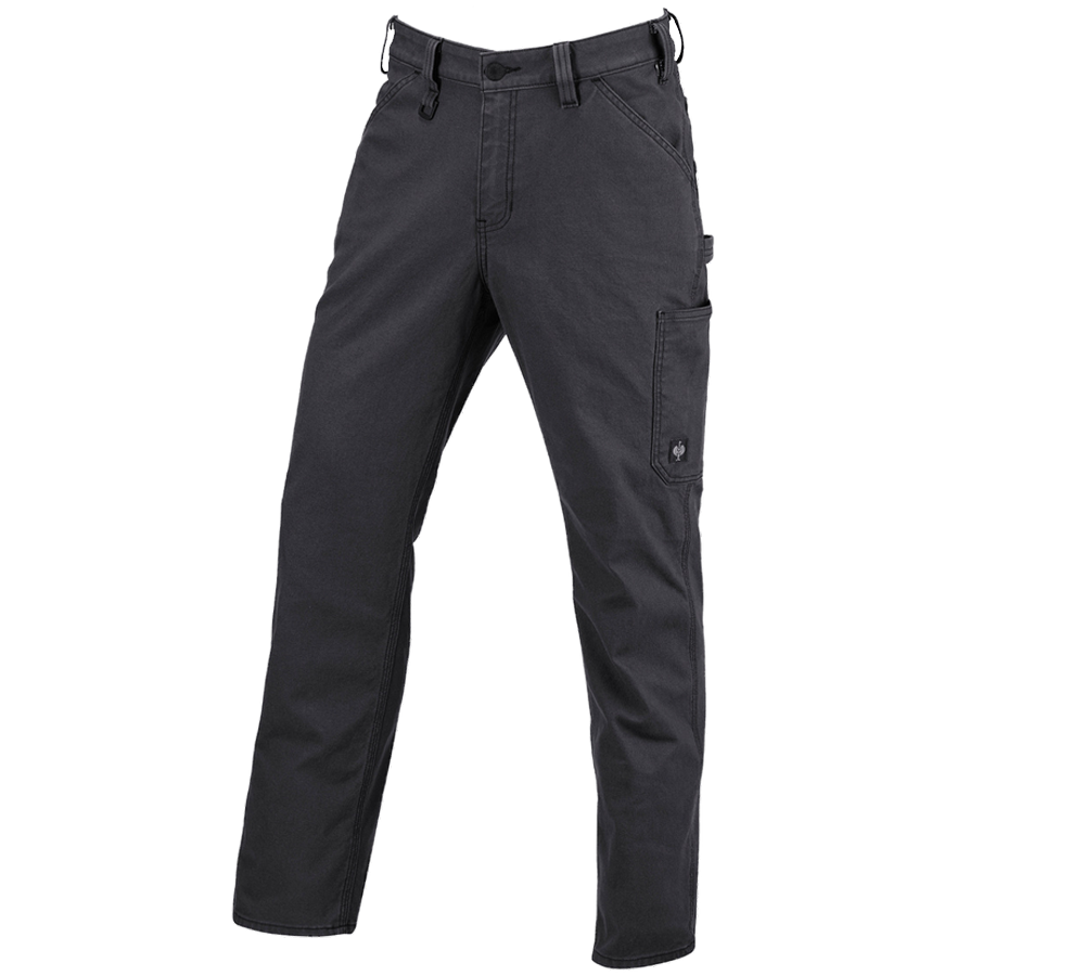 Pantalons de travail: Pantalon à taille élastique e.s.iconic + noir