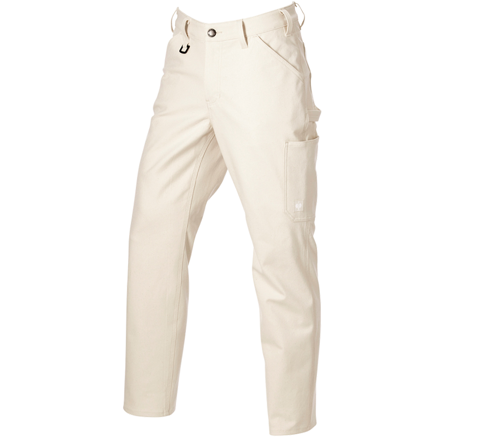 Pantalons de travail: Pantalon à taille élastique e.s.iconic + raw cotton