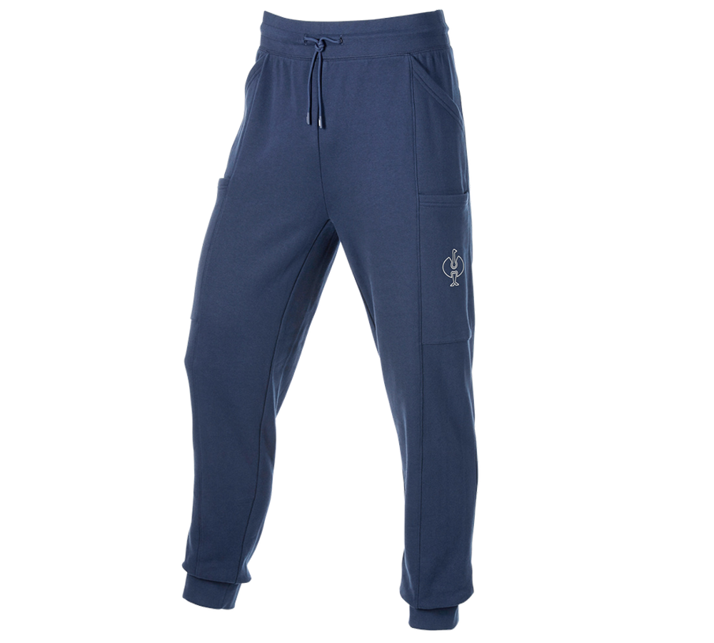 Accessoires: Pantalon sweat light e.s.trail + bleu profond/blanc