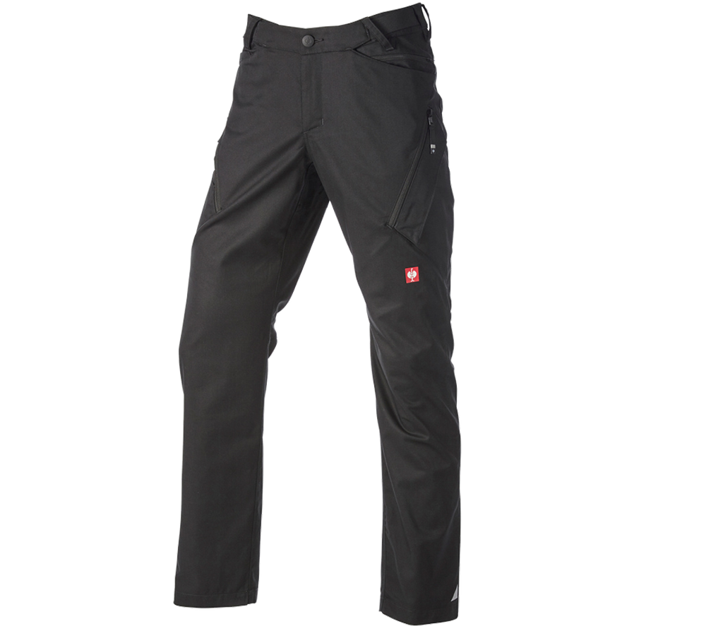 Pantalons de travail: Pantalon à poches multiples e.s.ambition + noir