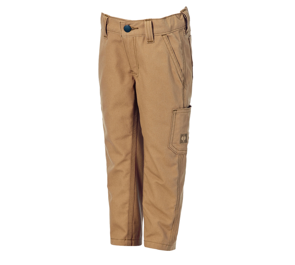 Trousers: Trousers e.s.iconic, children's + almondbrown