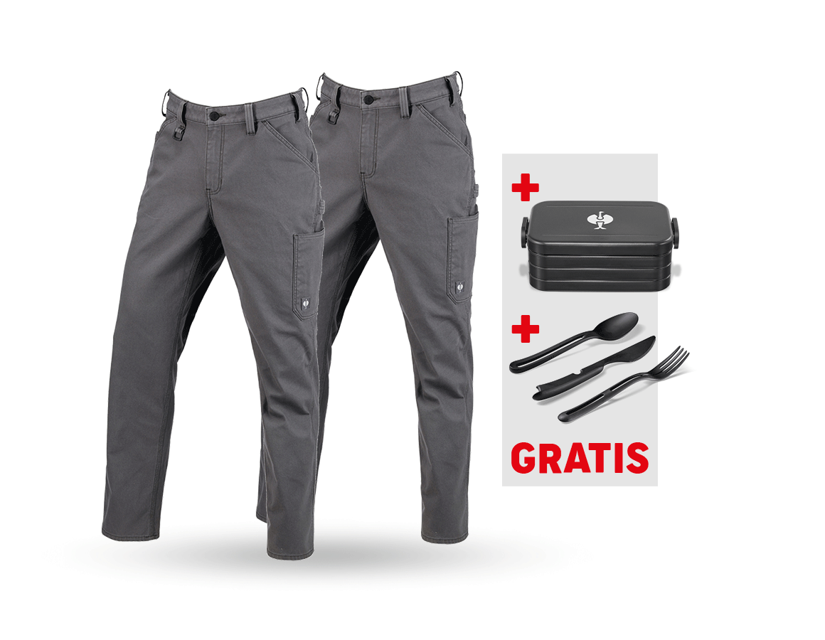 Bekleidung: SET: 2x Bundhose e.s.iconic + carbongrau