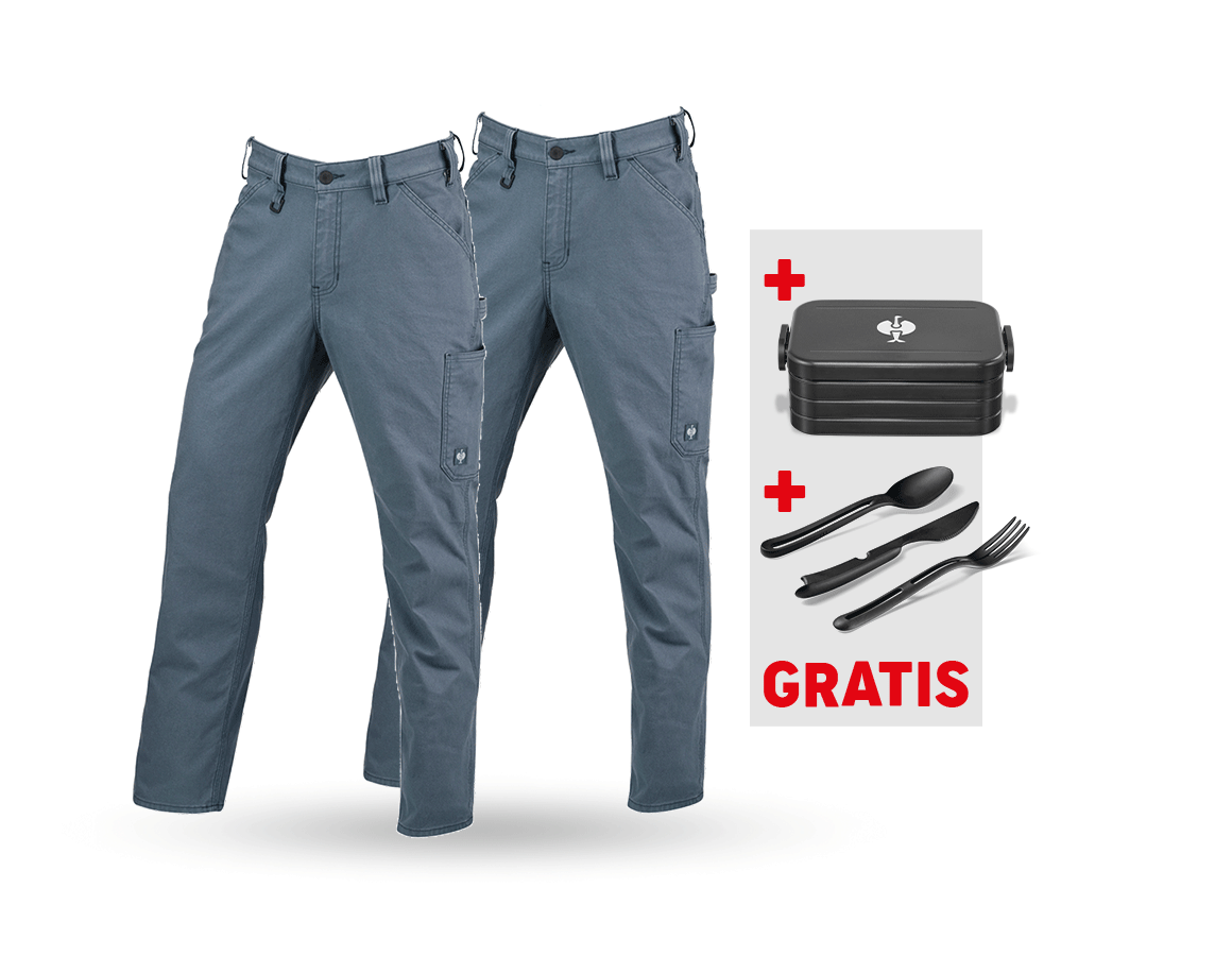 Bekleidung: SET: 2x Bundhose e.s.iconic + oxidblau