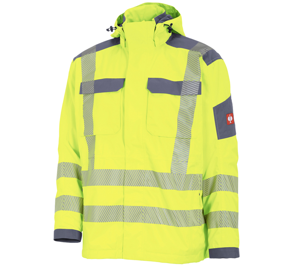 Topics: High-vis functional jacket e.s.prestige + high-vis yellow/grey