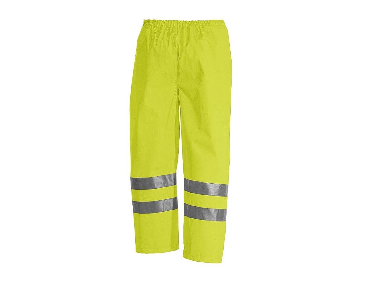 Work Trousers: STONEKIT High-vis trousers + high-vis yellow