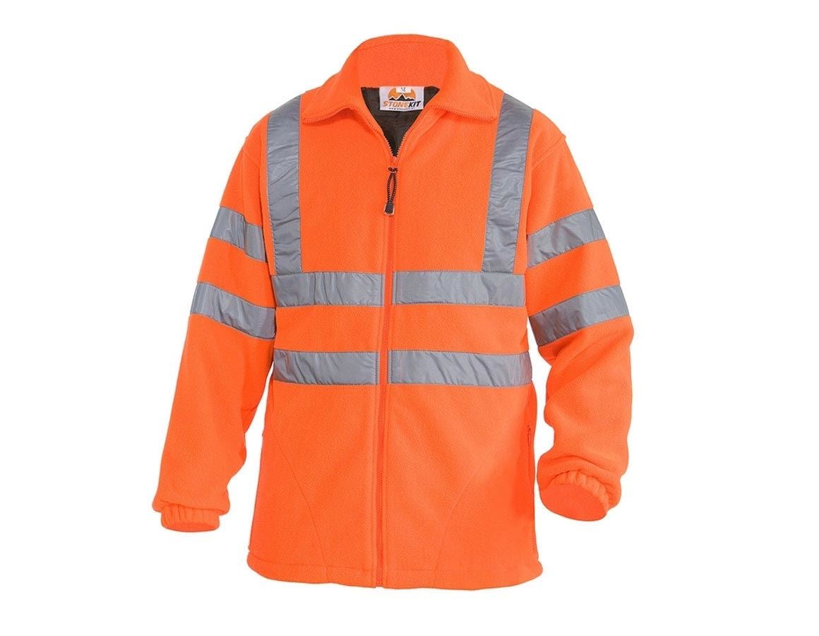 Topics: STONEKIT High-vis jacket Fleece + high-vis orange
