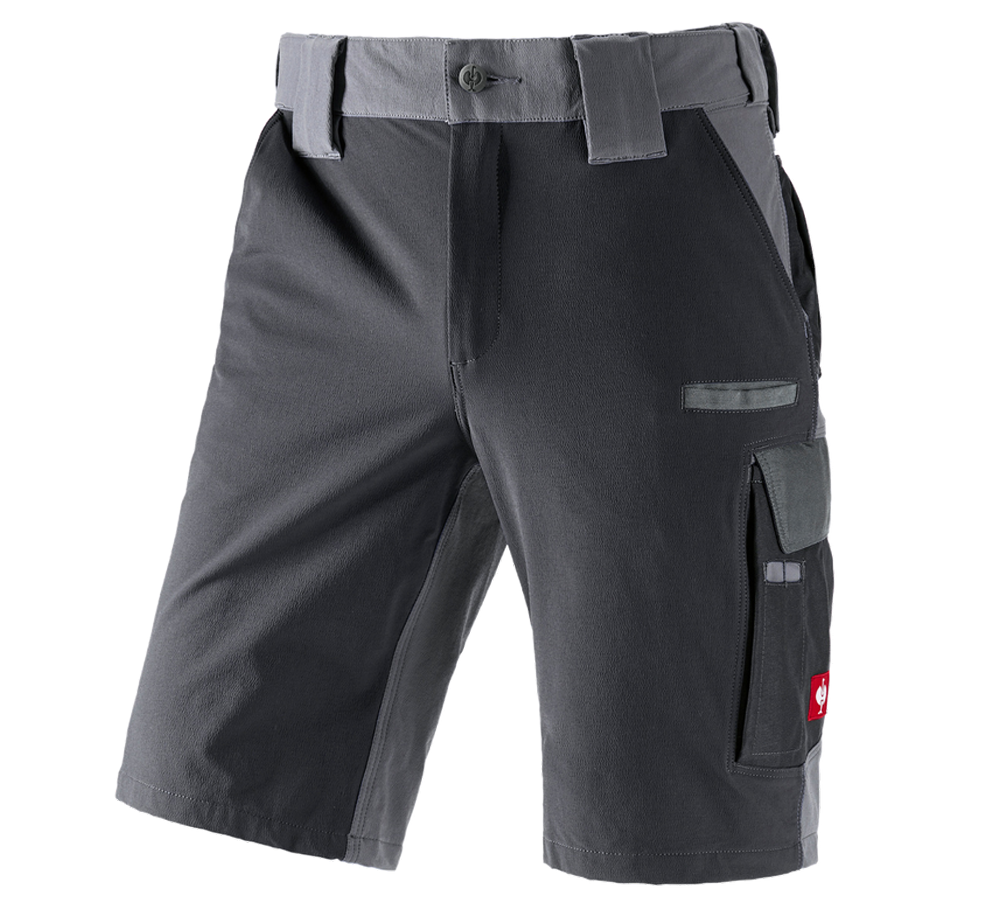 Work Trousers: Functional short e.s.dynashield + cement/graphite