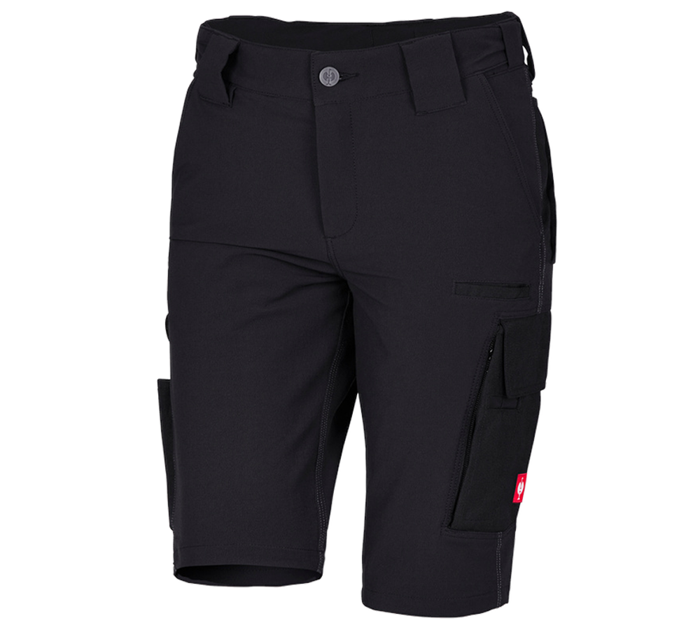 Work Trousers: Functional short e.s.dynashield, ladies' + black