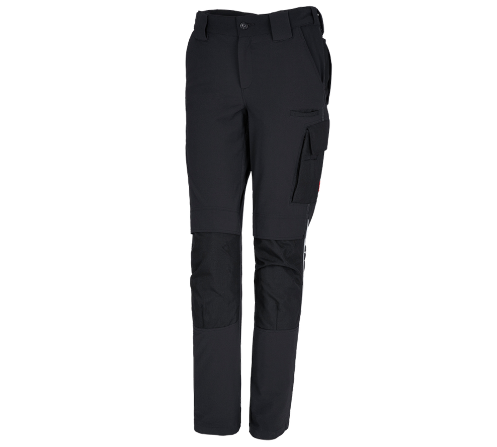 Work Trousers: Functional trousers e.s.dynashield, ladies' + black