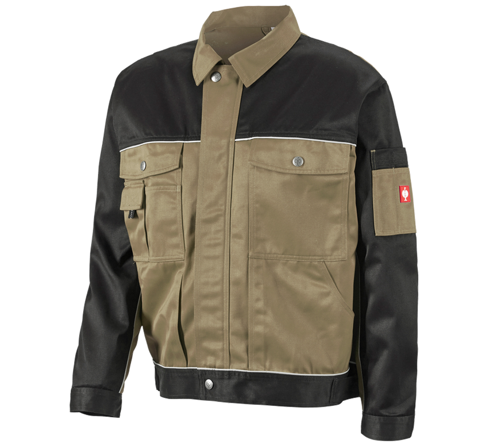 Work Jackets: Work jacket e.s.image + khaki/black