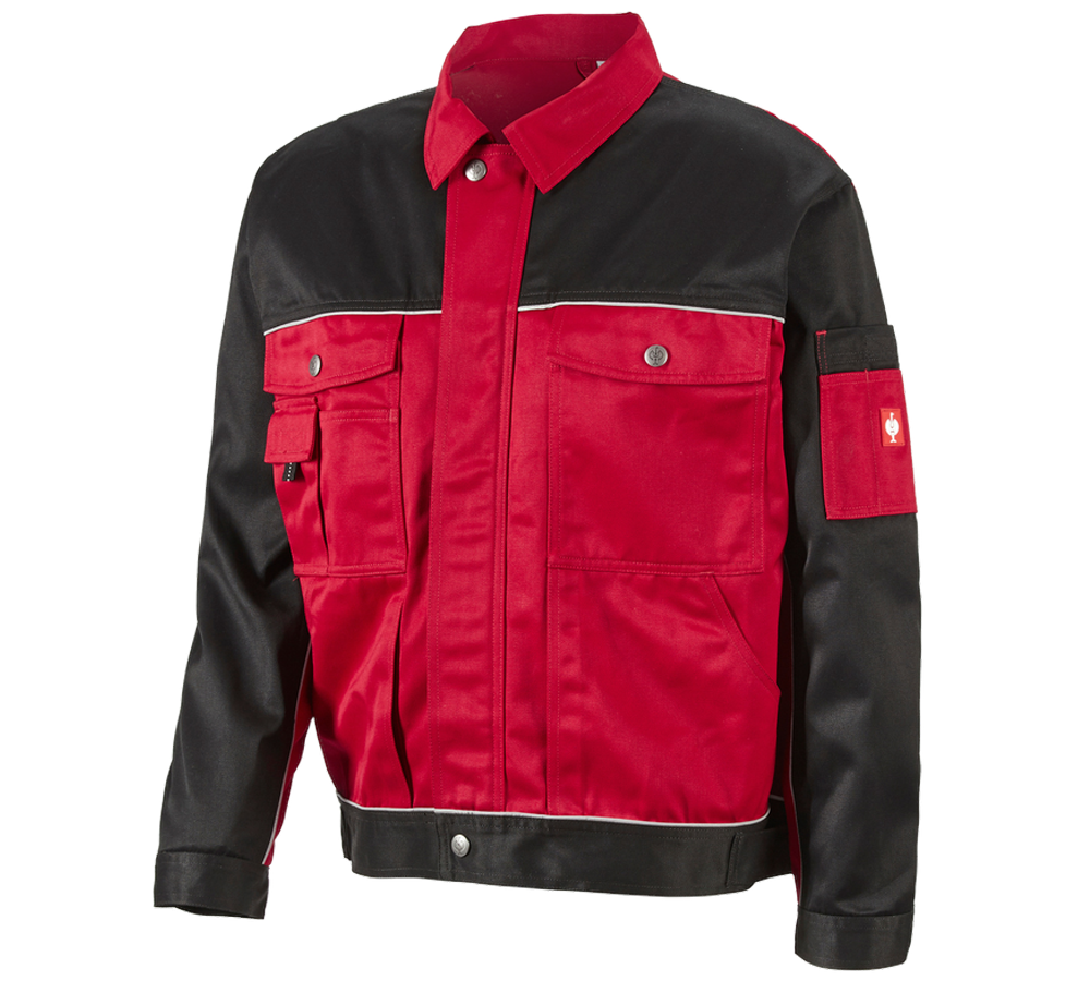 Work Jackets: Work jacket e.s.image + red/black