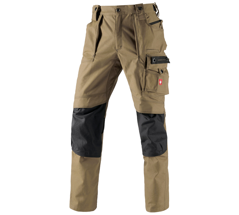Pantalons de travail: Pantalon à taille élastique e.s.roughtough + noix