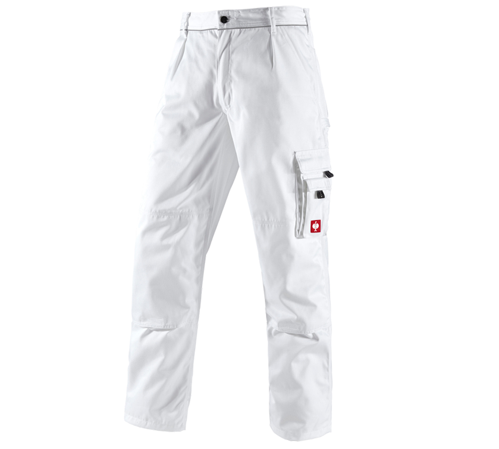 Work Trousers: Trousers e.s.classic  + white