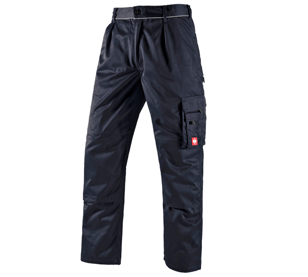 Installateurs / Plombier: Pantalon à taille élastique e.s.classic + bleu foncé