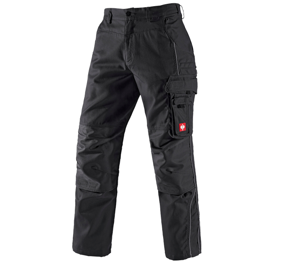 Pantalons de travail: Pantalon à taille élastique e.s.prestige + noir