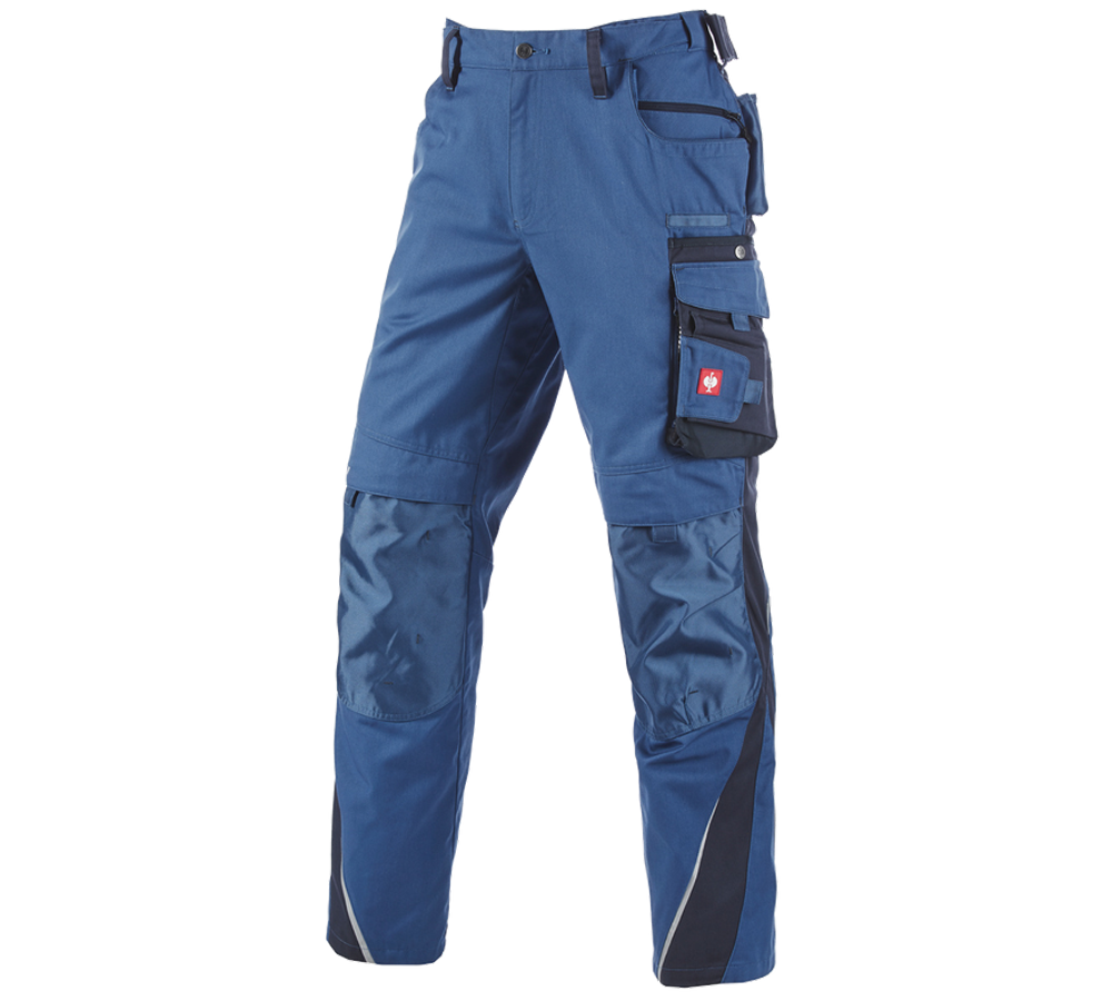 Work Trousers: Trousers e.s.motion Winter + cobalt/pacific