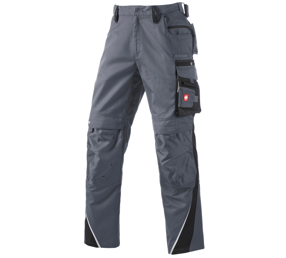 Work Trousers: Trousers e.s.motion + grey/black