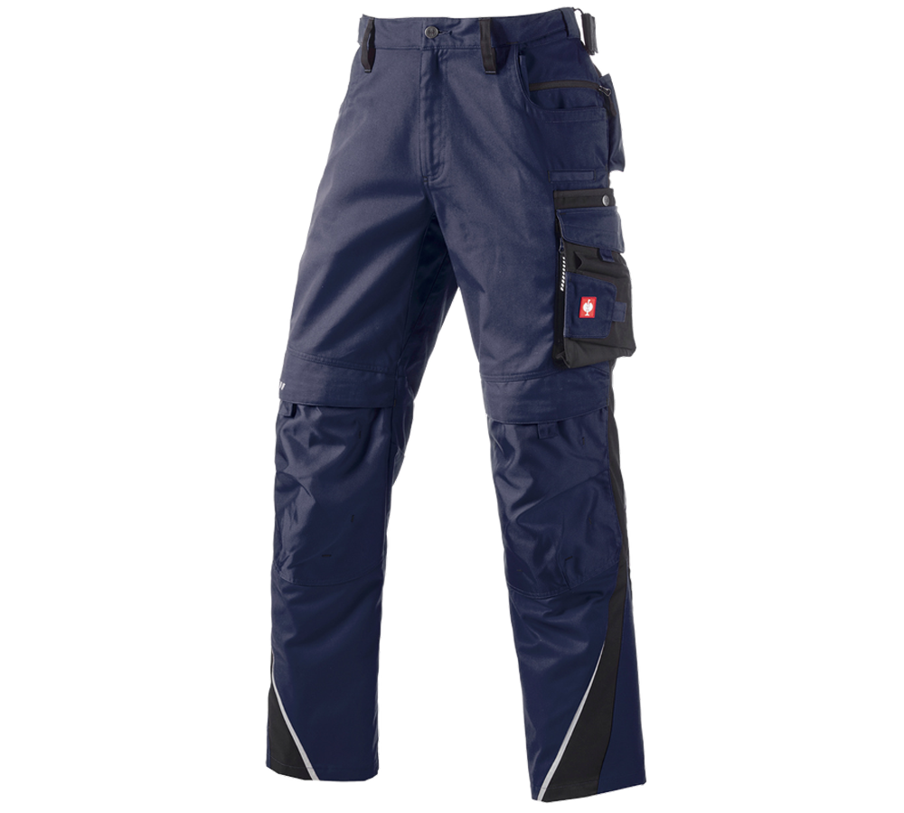 Work Trousers: Trousers e.s.motion + navy/black
