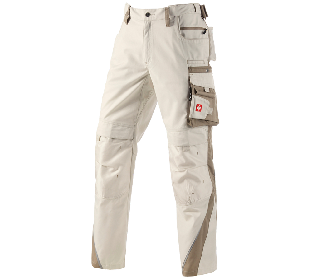 Work Trousers: Trousers e.s.motion + plaster/clay