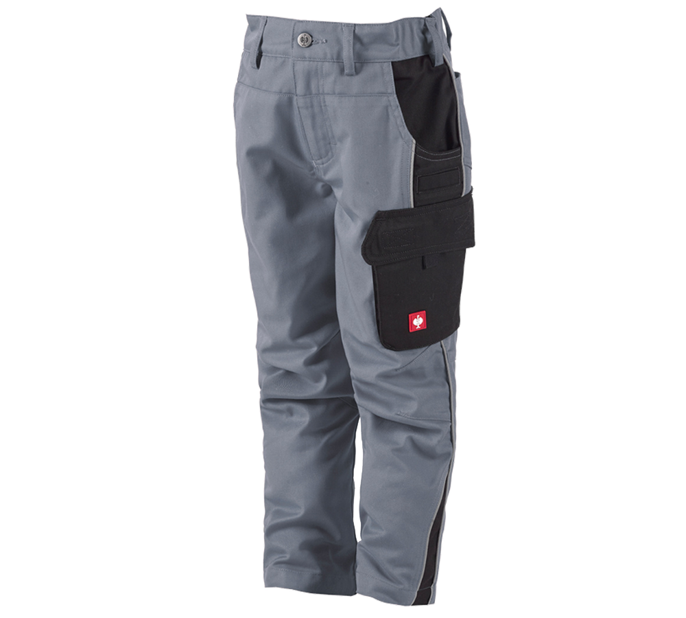 Pantalons: Pantalon à taille élastique enfants e.s.active + gris/noir