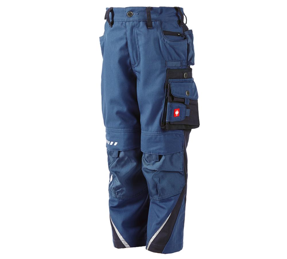 Trousers: Children's trousers e.s.motion + cobalt/pacific