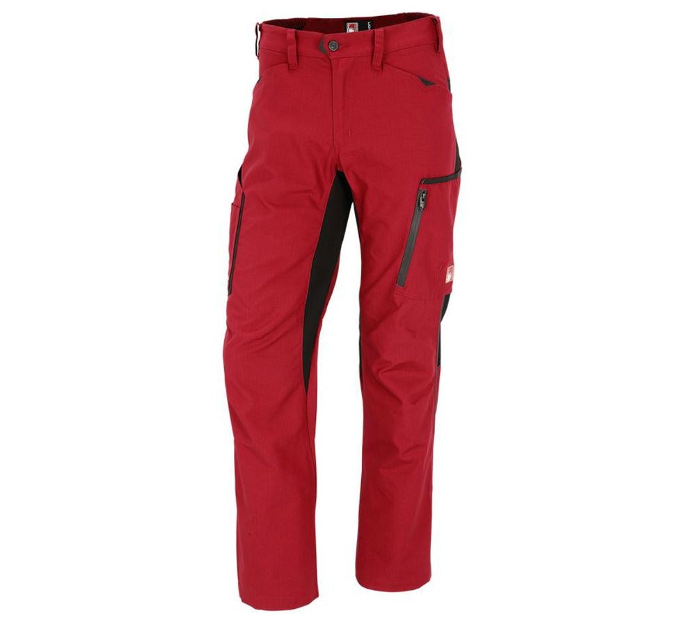 Work Trousers: Winter trousers e.s.vision + red/black