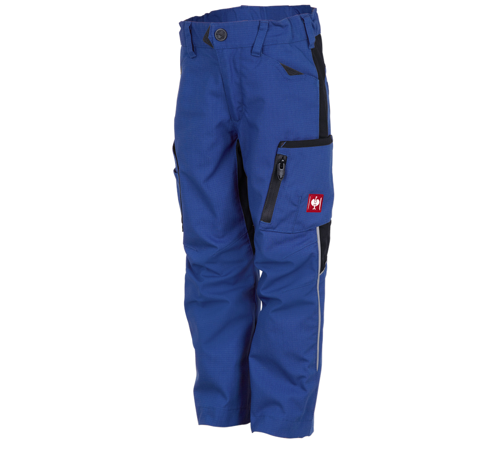 Pantalons: Pantalon élastique d‘hiver e.s.vision, enfants + bleu royal/noir