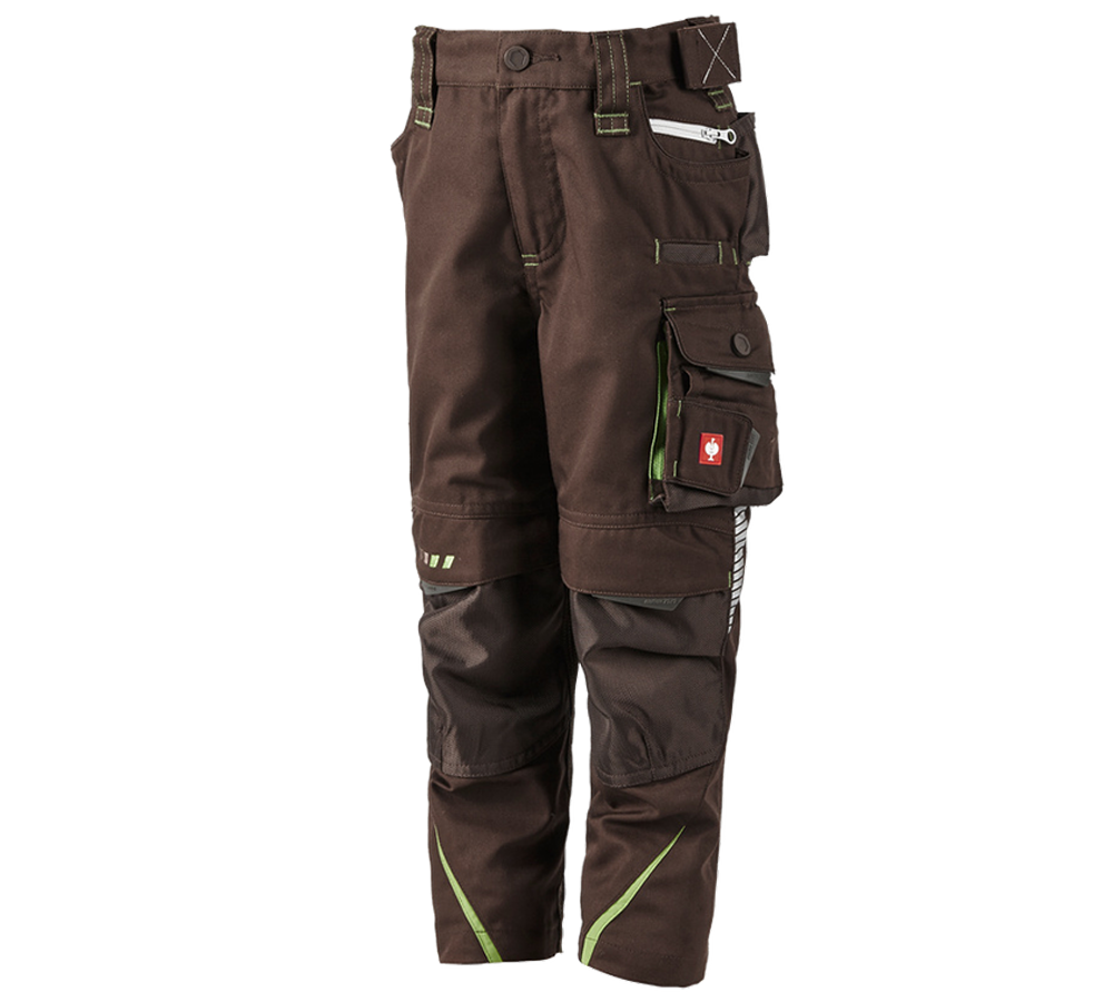 Trousers: Winter trousers e.s.motion 2020, children's + chestnut/seagreen