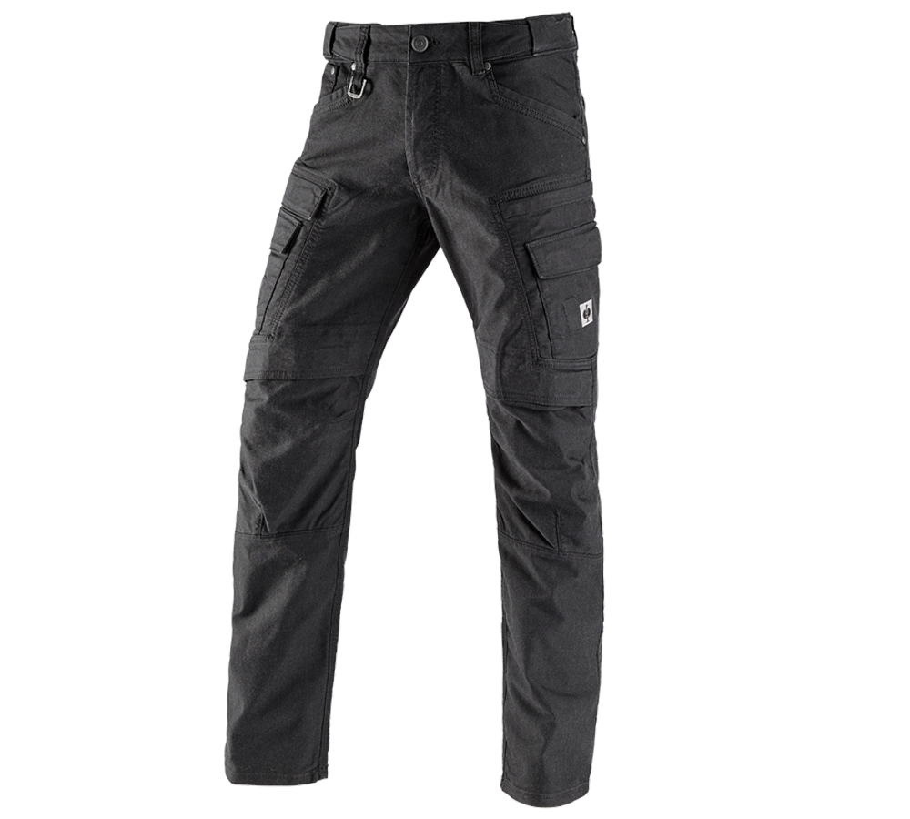 Pantalons de travail: Pantalon cargo de travail e.s.vintage + noir