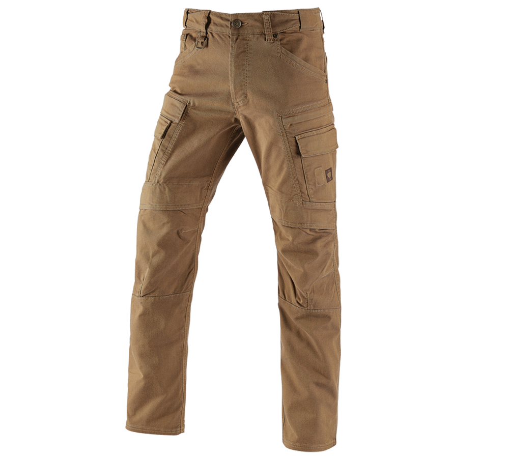 Pantalons de travail: Pantalon cargo de travail e.s.vintage + sépia