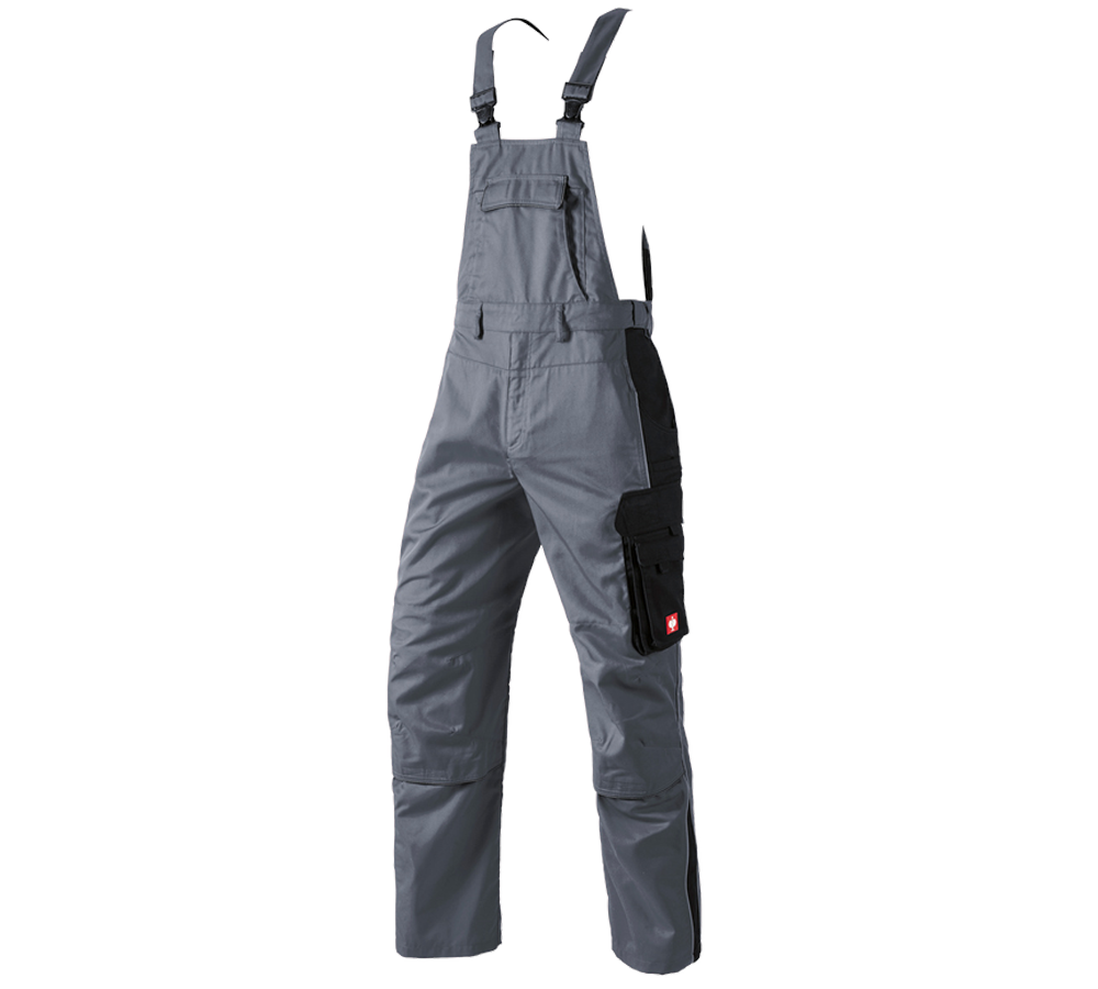 Work Trousers: Bib & Brace e.s.active + grey/black