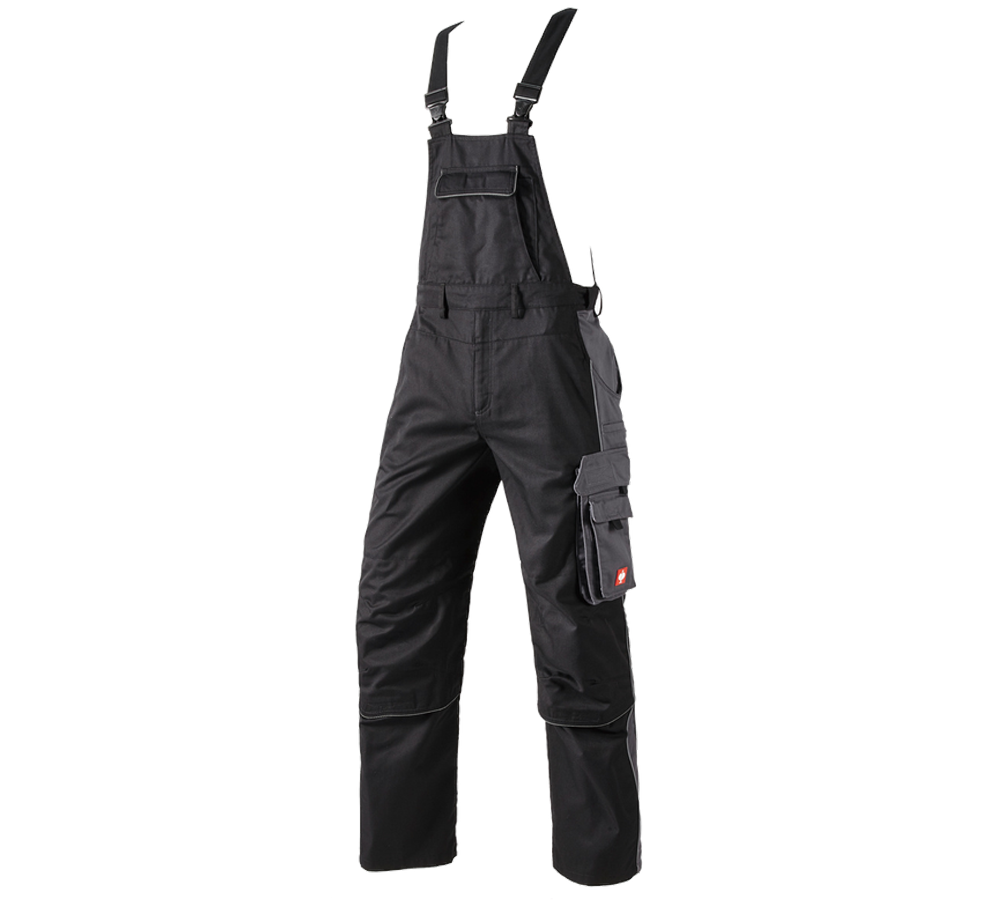 Work Trousers: Bib & Brace e.s.active + black/anthracite