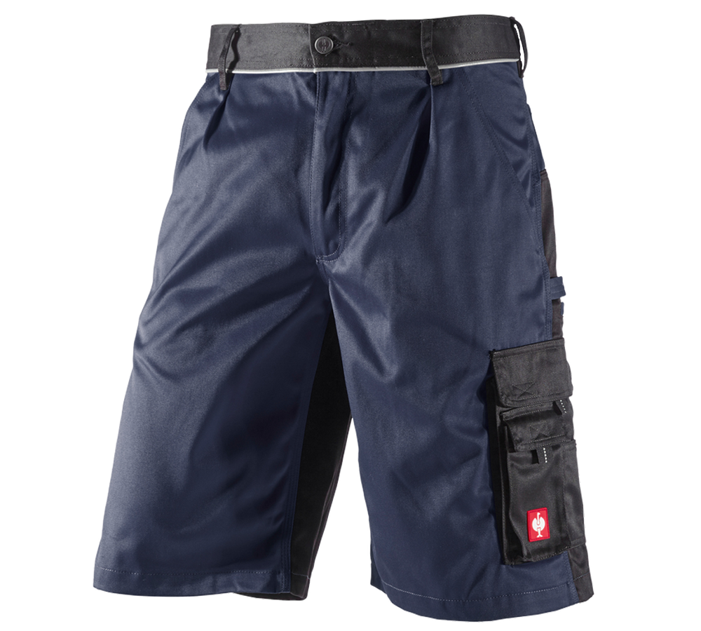Pantalons de travail: Short e.s.image + bleu foncé/noir