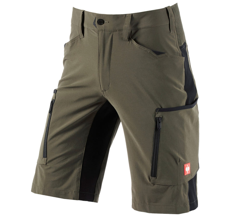 Plumbers / Installers: Shorts e.s.vision stretch, men's + moss/black