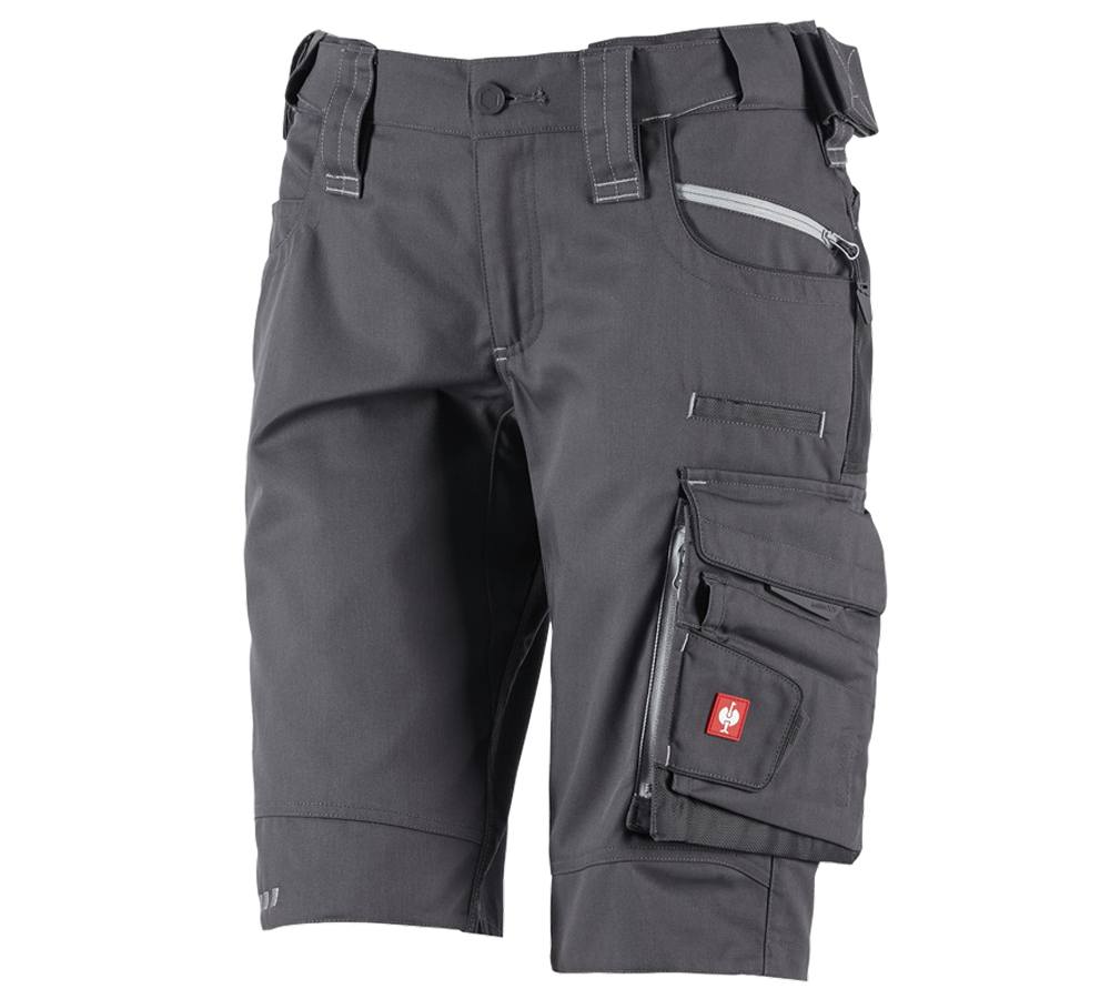 Work Trousers: Shorts e.s.motion 2020, ladies' + anthracite/platinum