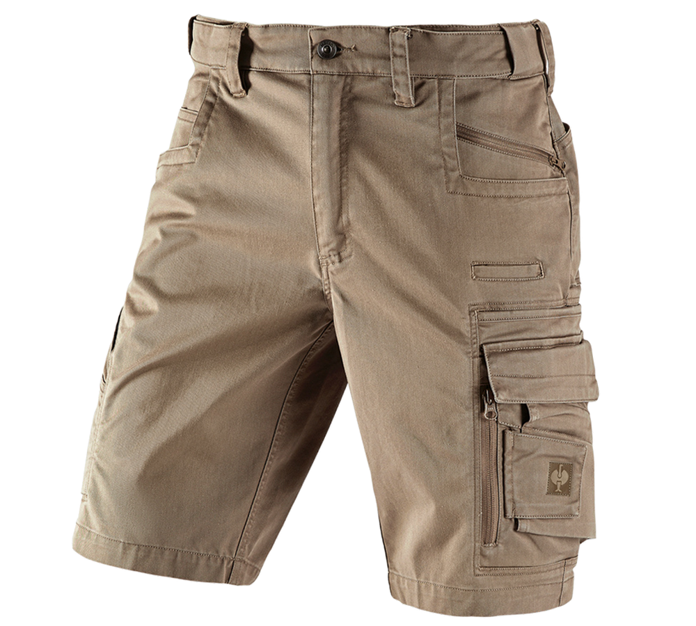 Work Trousers: Shorts e.s.motion ten + ashbrown