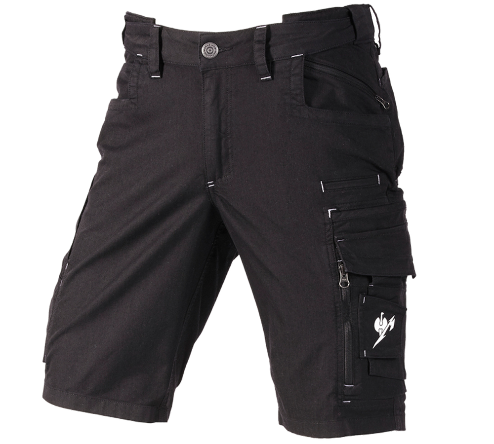 Work Trousers: Metallica twill shorts + black