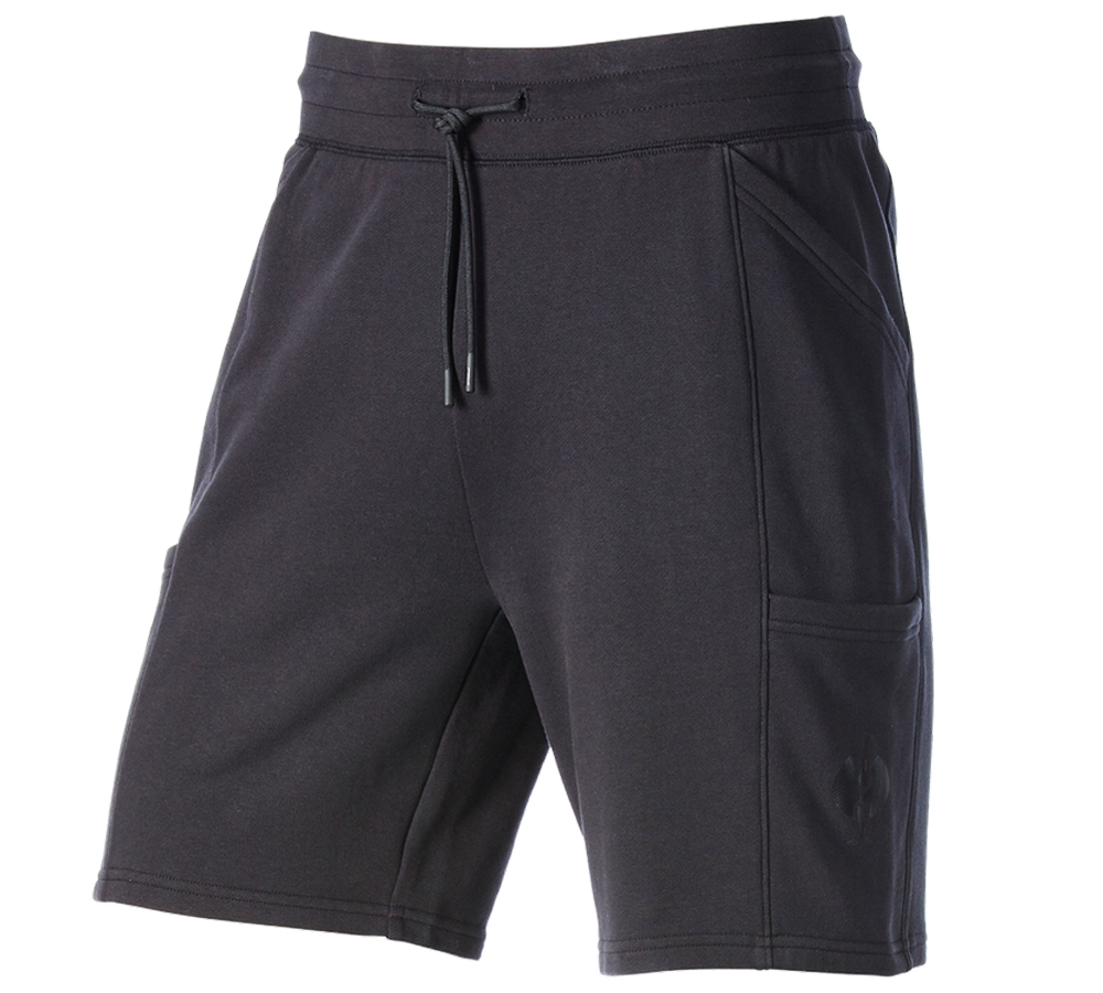 Work Trousers: Sweat short light e.s.trail + black