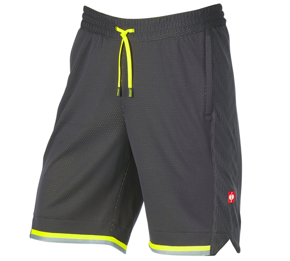 Topics: Functional shorts e.s.ambition + anthracite/high-vis yellow