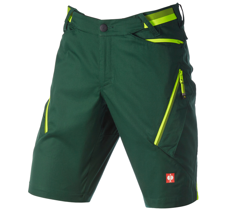 Topics: Multipocket shorts e.s.ambition + green/high-vis yellow