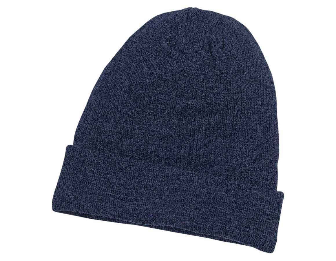 Accessories: Knitted hat Jan Thinsulate + navy blue
