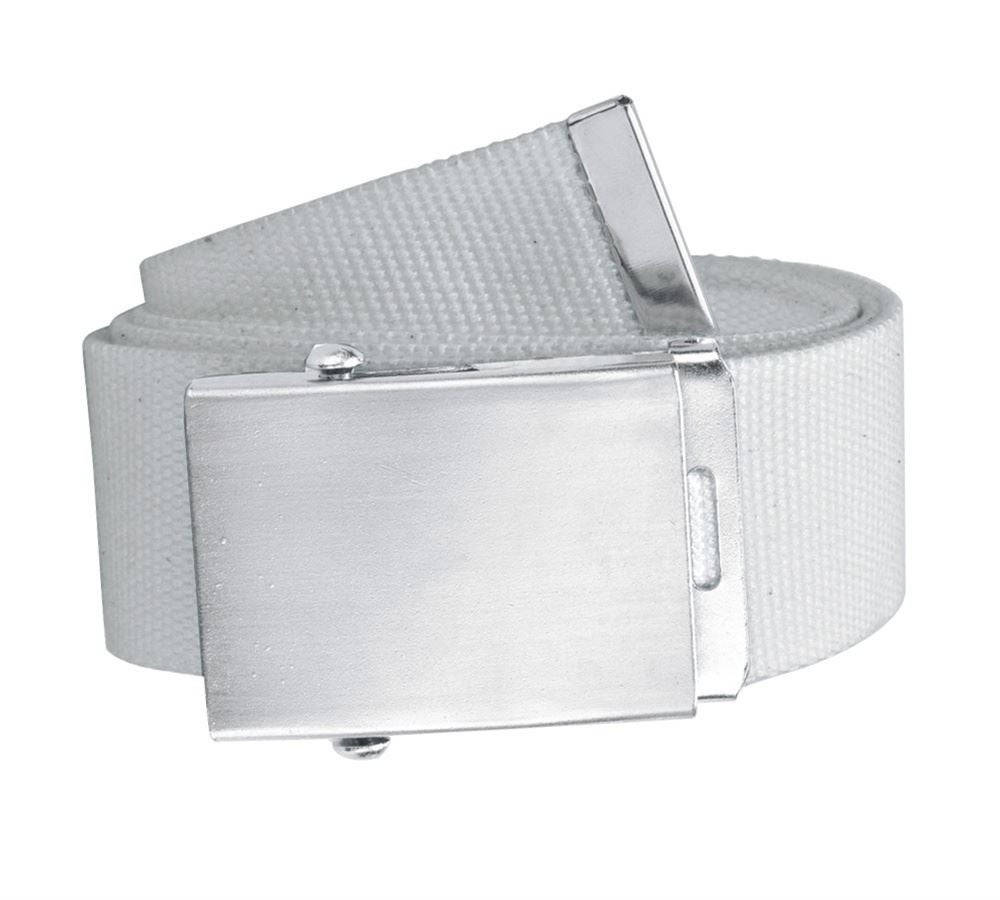 Accessories: Fabric belt + white