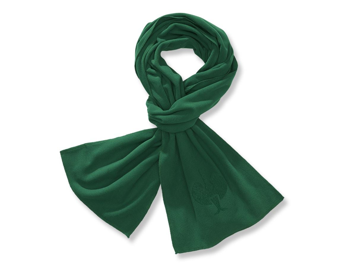 Accessories: e.s. FIBERTWIN® microfleece scarf + green